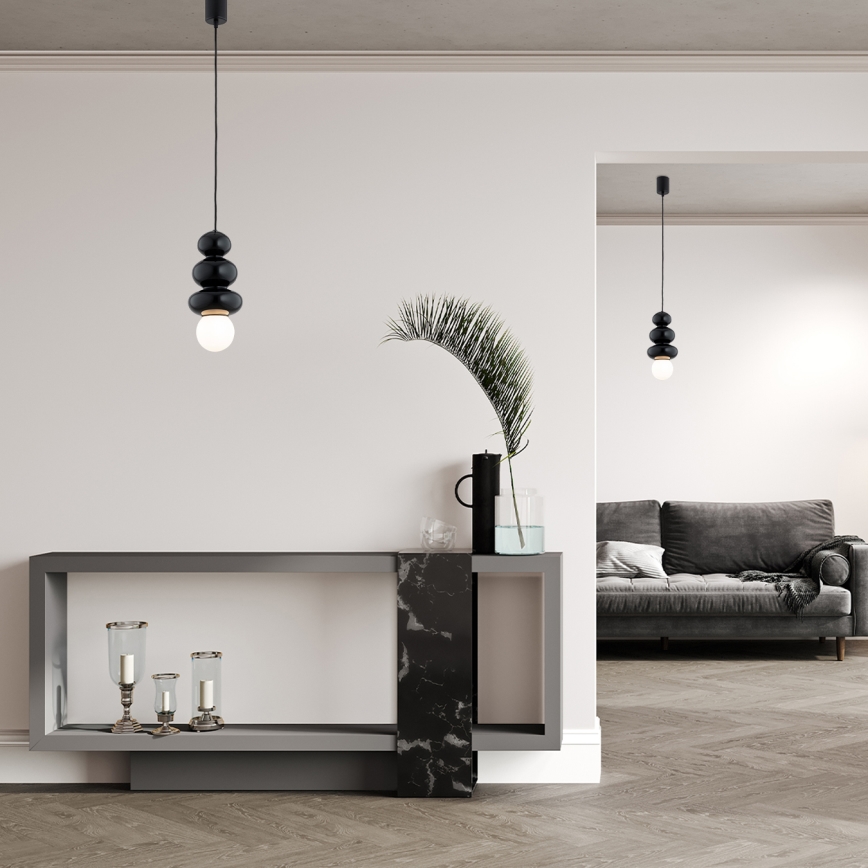 Argon 8788 - Badezimmer-Pendelleuchte an Kabel ORLANDO PLUS 1xG9/6W/230V IP44 schwarz