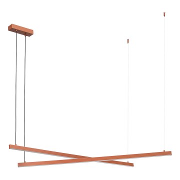 Argon 8837 - LED-Hängeleuchte MIAMI LED/74W/230V 3000K braun