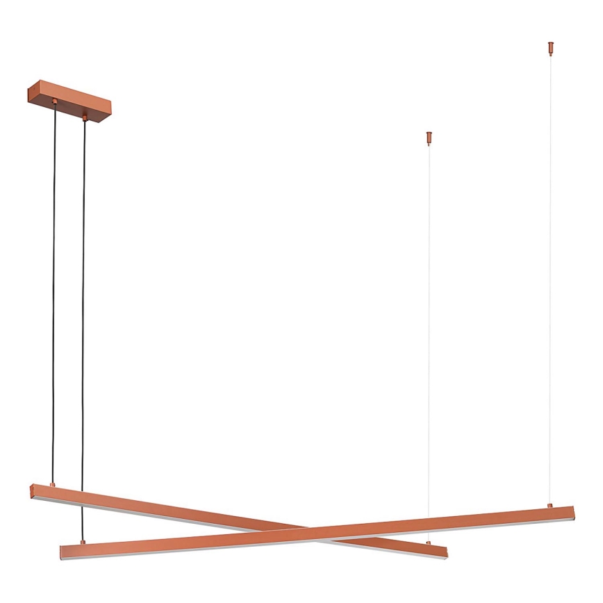 Argon 8837 - LED-Hängeleuchte MIAMI LED/74W/230V 3000K braun