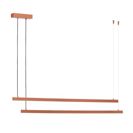 Argon 8837 - LED-Hängeleuchte MIAMI LED/74W/230V 3000K braun