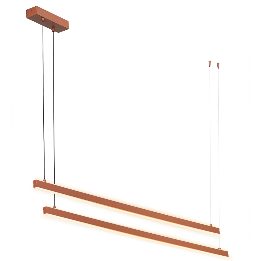 Argon 8837 - LED-Hängeleuchte MIAMI LED/74W/230V 3000K braun