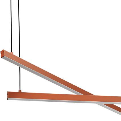 Argon 8837 - LED-Hängeleuchte MIAMI LED/74W/230V 3000K braun