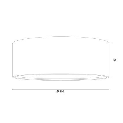Argon 8904 - Deckenleuchte ELORA 1xGX53/7W/230V Ø 11 cm, violett