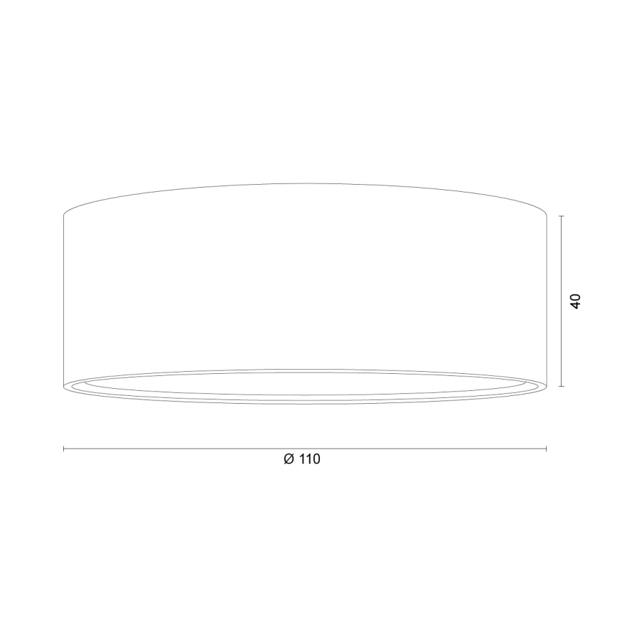 Argon 8904 - Deckenleuchte ELORA 1xGX53/7W/230V Ø 11 cm, violett
