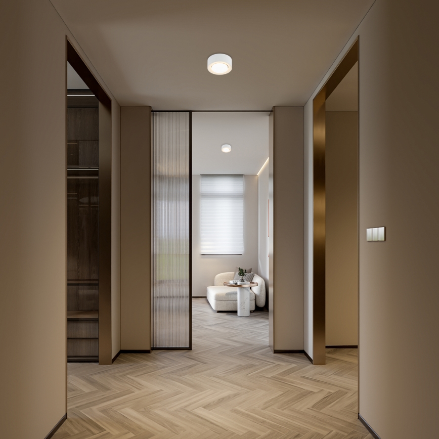 Argon 8915 - Deckenleuchte ELORA 1xGX53/7W/230V Ø 11 cm weiß