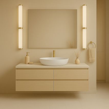 Argon 8926 - LED-Spiegelleuchte BATUMI LED/24W/230V 3000K IP44 gold