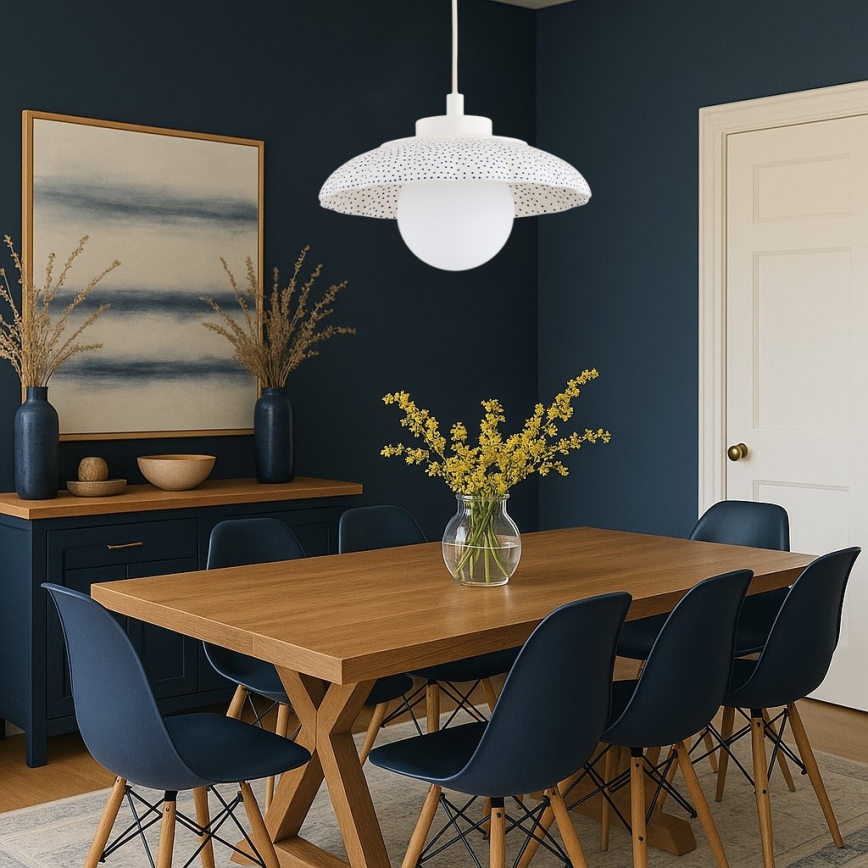 Argon 8947 - Pendelleuchte BOLL an Kabel 1xG9/6W/230V weiß