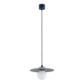 Argon 8950 - Pendelleuchte an Kabel BOLL 1xG9/6W/230V blau