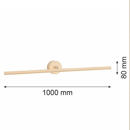 Argon 8996 - LED-Bildleuchte MIRI LED/18W/230V 3000K 100 cm beige