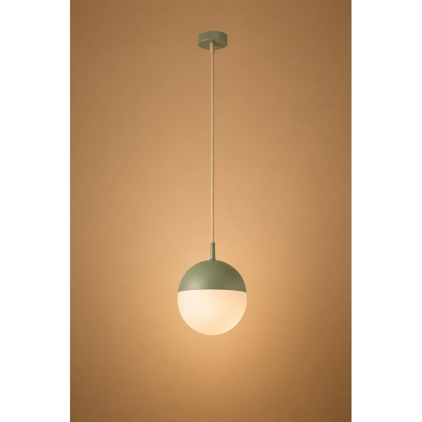 Argon 8999 - Außen-Pendelleuchte mit Kabel LIV 1xE27/15W/230V IP44 grün