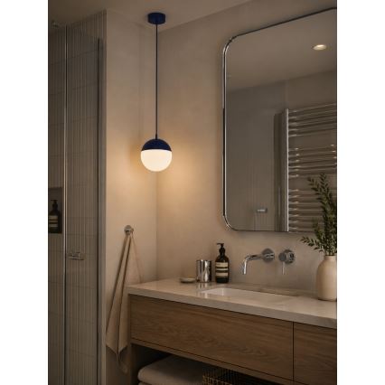 Argon 9000 - Außen-Pendelleuchte an Kabel LIV 1xE27/15W/230V IP44 blau