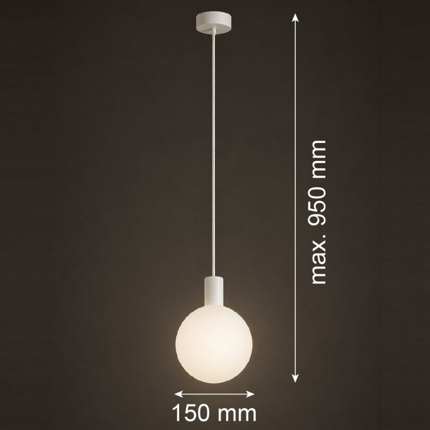 Argon 9004 - Außen-Pendelleuchte ORE an Kabel 1xG9/6W/230V IP44 weiß