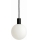 Argon 9005 - Außen-Pendelleuchte an Kabel ORE 1xG9/6W/230V IP44 schwarz