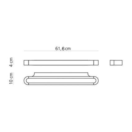 Artemide AR 1913040A - LED-Wandleuchte TALO 60 1xLED/25W/230V