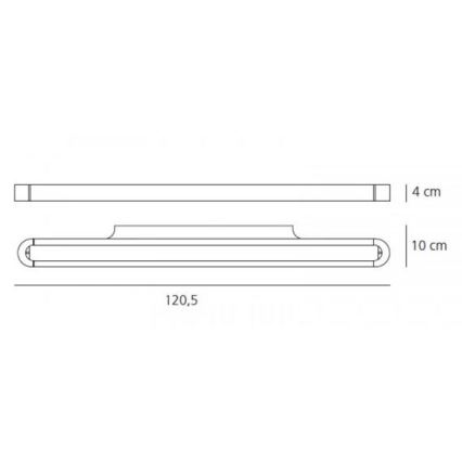 Artemide AR 1917010A - LED Wandleuchte TALO 120 1xLED/51W/230V
