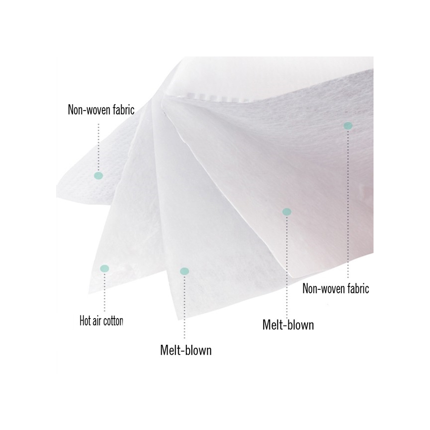Atemschutzmaske 5 Schichten mit Ausatemventil Klasse KN95 (FFP2), Kohlefaser