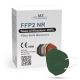 Atemschutzmaske FFP2 NR CE 0598 dunkelgrün 50 Stk.
