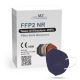 Atemschutzmaske FFP2 NR CE 0598 dunkelviolett 1St.