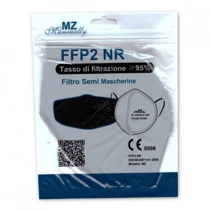 Atemschutzmaske FFP2 NR CE 0598 limettengrün 20 Stk.