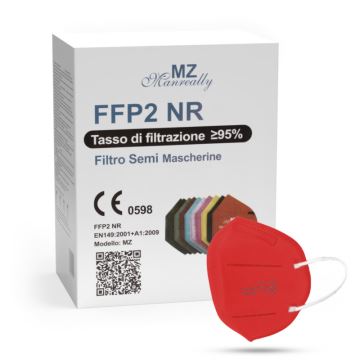 Atemschutzmaske FFP2 NR CE 2163 rot 1St.