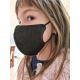 Atemschutzmaske FFP2 NR schwarz 50 Stück in Kindergröße