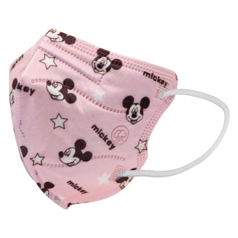 Atemschutzmaske Kindergröße FFP2 Kids NR CE 0370 Mickey pink 1St.