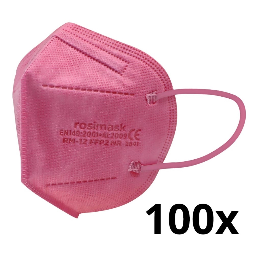 Atemschutzmaske Kindergröße FFP2 ROSIMASK MR-12 NR rosa 100St.