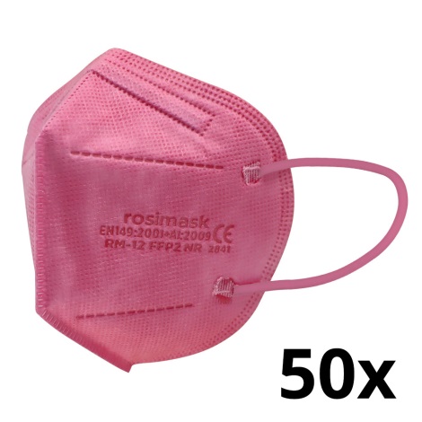 Atemschutzmaske Kindergröße FFP2 ROSIMASK MR-12 NR rosa 50St.