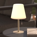 Atmosphera - Aufladbare Outdoor-Tischleuchte (LED RGBW) ZACK LED/3,7V 1200 mAh IP44 beige