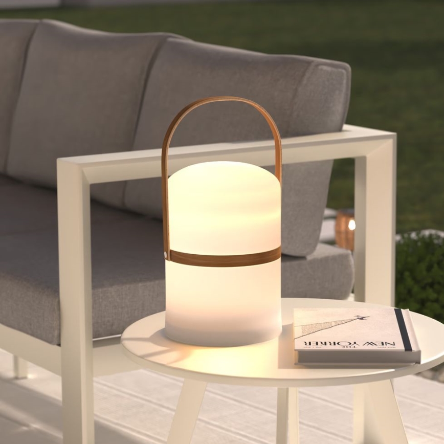 Atmosphera - Dimmbare, aufladbare LED-Outdoor-Tischleuchte KIARA LED/3,7V 36 cm 4000 mAh IP44