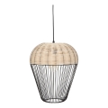 Atmosphera - Hängeleuchte ANEA 1xE27/40W/230V Rattan