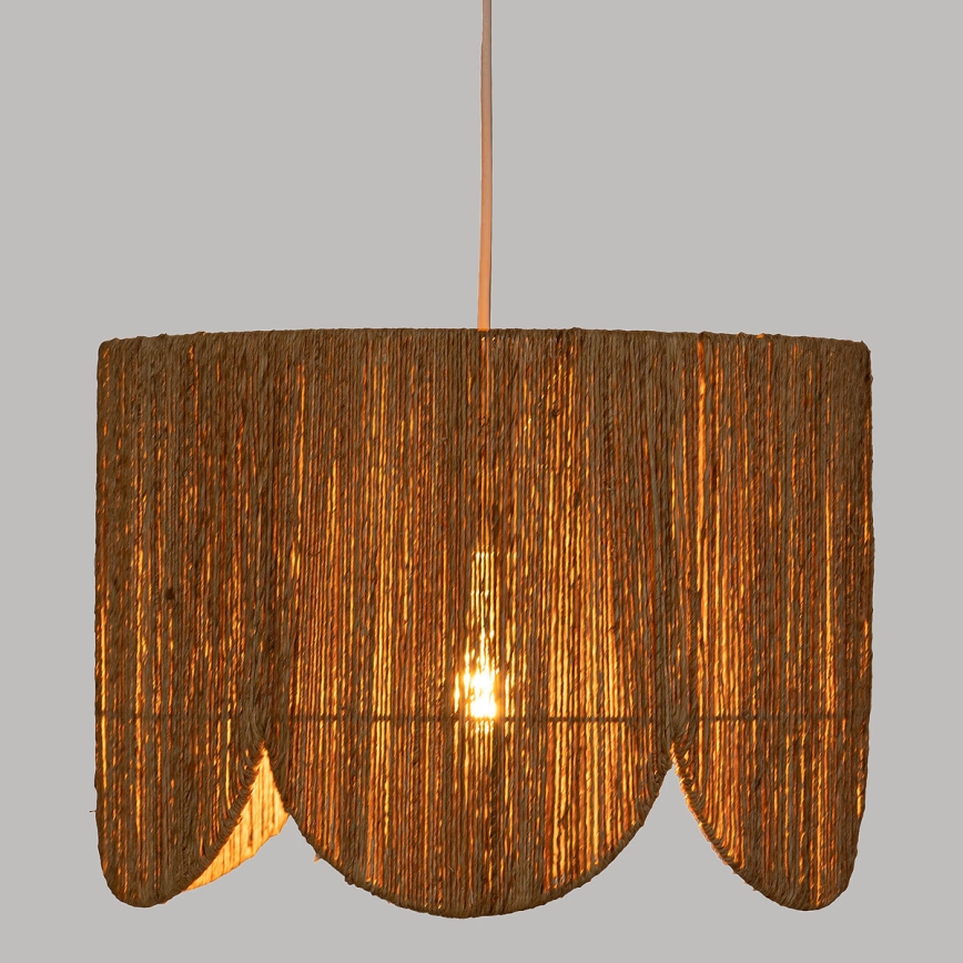 Atmosphera - Hängeleuchte JANICE 1xE27/40W/230V Jute