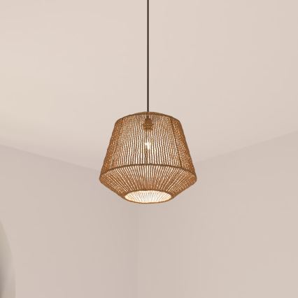 Atmosphera - Hängeleuchte JILY 1xE27/40W/230V Jute beige