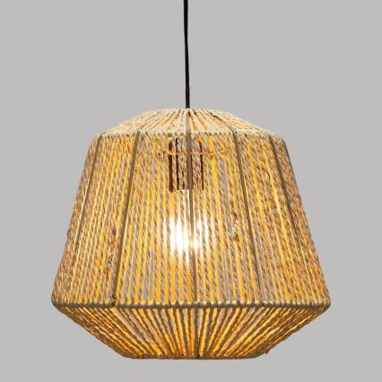 Atmosphera - Hängeleuchte JILY 1xE27/40W/230V Jute beige