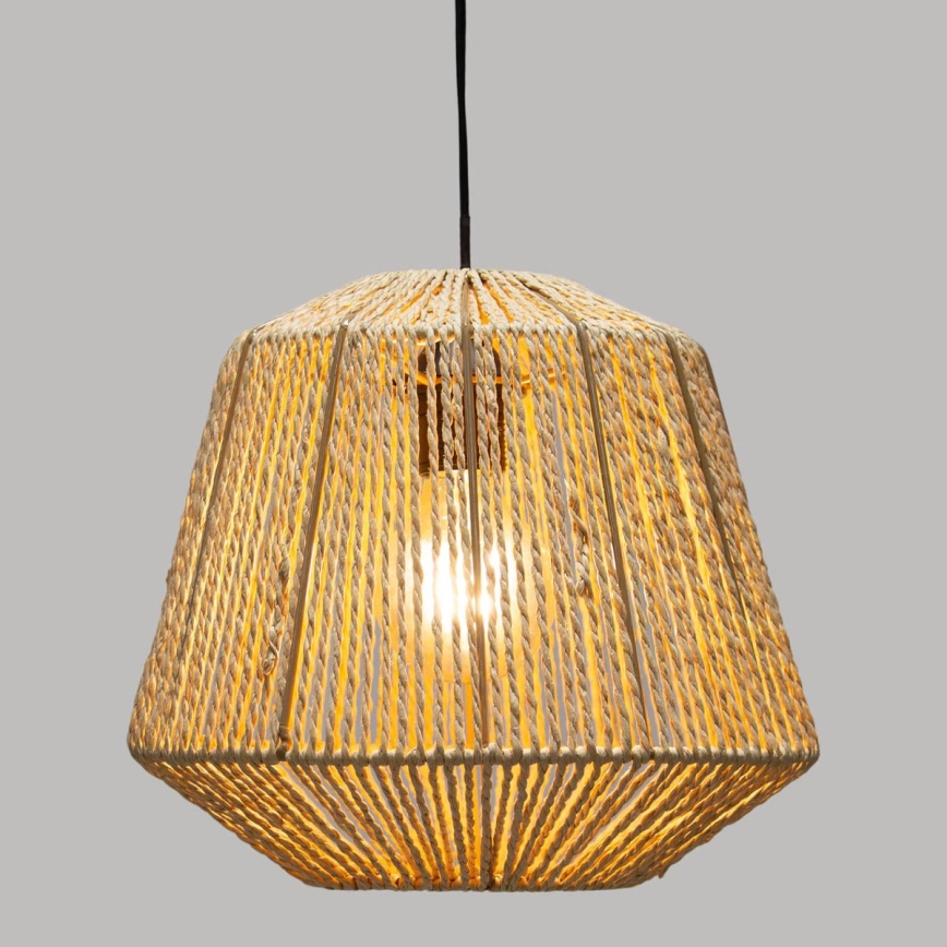 Atmosphera - Hängeleuchte JILY 1xE27/40W/230V Jute beige