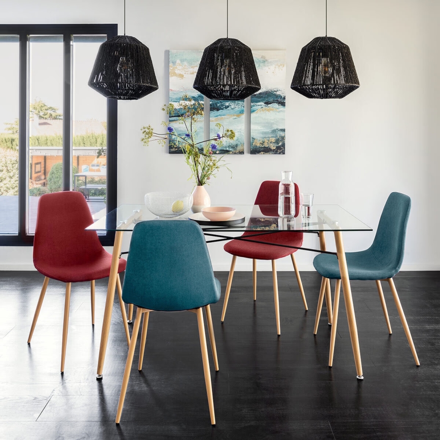Atmosphera - Hängeleuchte JILY 1xE27/40W/230V Jute schwarz