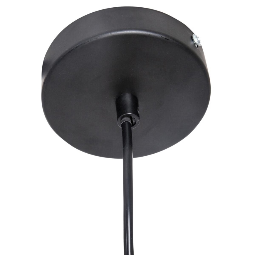Atmosphera - Hängeleuchte JILY 1xE27/40W/230V Jute schwarz