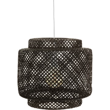 Atmosphera - Hängeleuchte LIBY 1xE27/40W/230V Bambus/schwarz