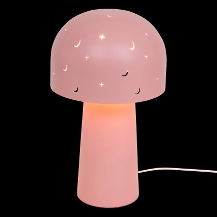 Atmosphera - Kindertischleuchte STARRY MUSHROOM 1xE14/25W/230V rosa
