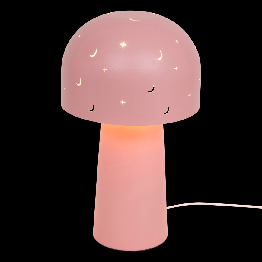 Atmosphera - Kindertischleuchte STARRY MUSHROOM 1xE14/25W/230V rosa