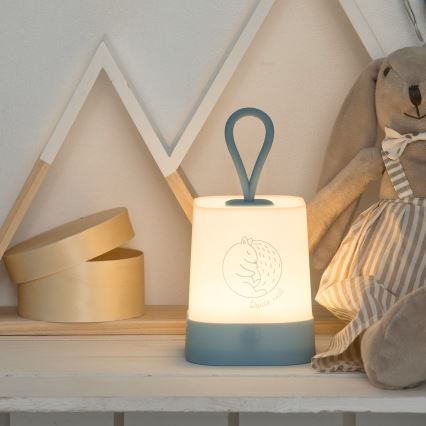 Atmosphera - LED-Touch-Nachtlicht für Kinder, wiederaufladbar, RABBIT, LED/3,7V, 1200 mAh, grau