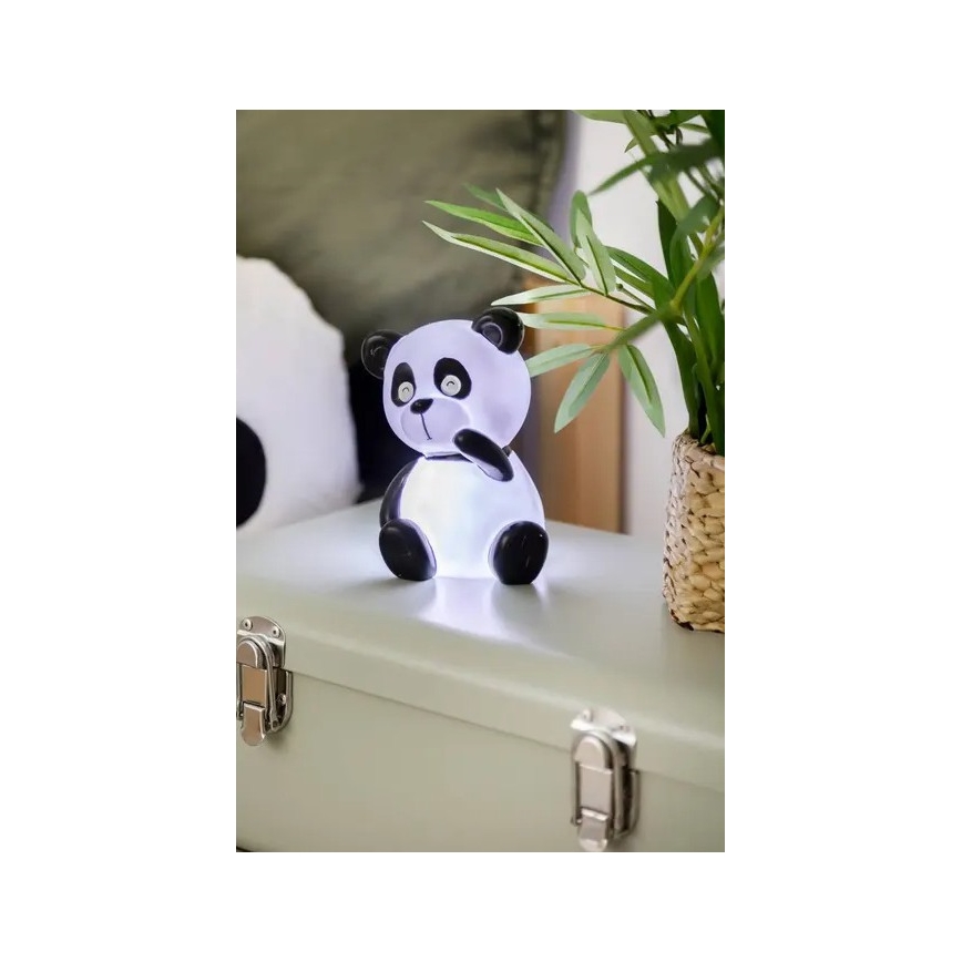 Atmosphera - LED-Kinder-Nachtlicht PANDA LED/3xLR44