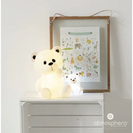 Atmosphera - LED Kinder-Nachtlicht TEDDY LED/3xAA weiß