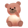 Atmosphera - LED-Kinder-Nachtlicht TEDDY LED/3xLR44 rosa