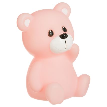 Atmosphera - LED-Kinder-Nachtlicht TEDDY LED/3xLR44 rosa
