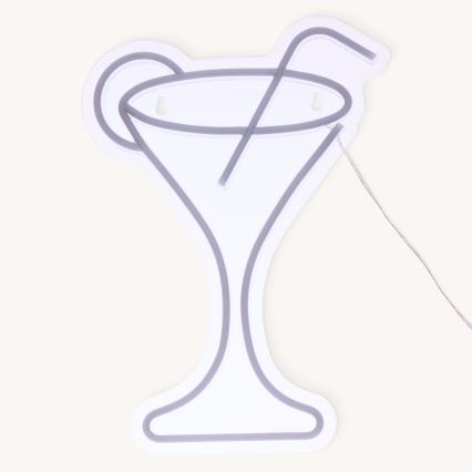 Atmosphera - LED-Neon-Wanddekoration COCTAIL LED/5V