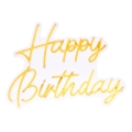 Atmosphera - LED-Neon-Wanddekoration HAPPY BIRTHDAY LED/5V
