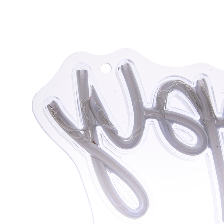 Atmosphera - LED-Neon-Wanddekoration HAPPY BIRTHDAY LED/5V