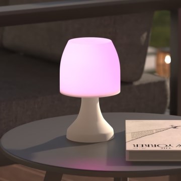 Atmosphera - LED-RGB-Tischleuchte für den Außenbereich DOKK LED/3xAAA 19,5 cm IP44