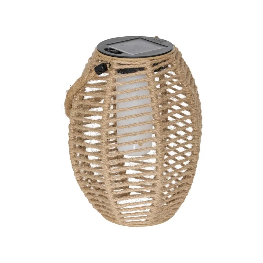 Atmosphera - LED-Solarlaterne GINA LED/1,2V 800 mAh IP44 Jute